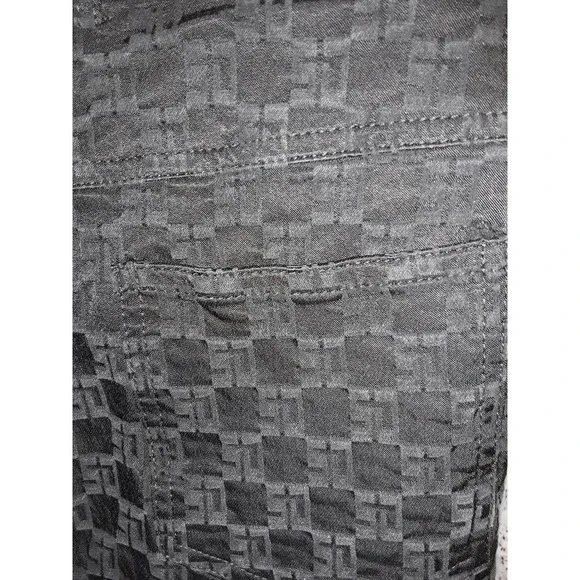 St. John Sport Essentials Logo Monogram Print Jacquard Pants 8 - Picture 4 of 7